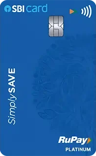 SBI Card SimplySAVE SBI Card credit card